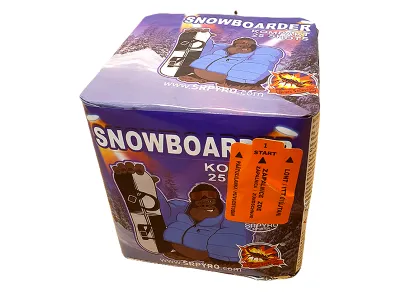 CLE4028 Snowboarder 25st 20mm
