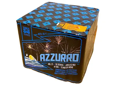 AC25-36-4 Azzurro 36st 25mm