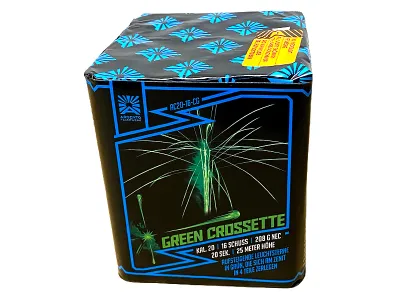 AC20-16-CG Green Crosette 16st 20mm