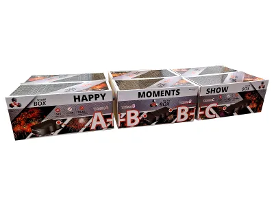 TXB898ABC ZESTAW HAPPY MOMENTS SHOW A+B+C 521 strzałów