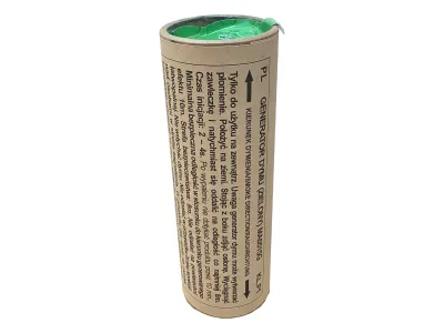 MA0515-GRE Granat dymny zielony dwustronny na zawleczkę