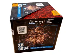 XB3034 Blue Tail Brocade Crown