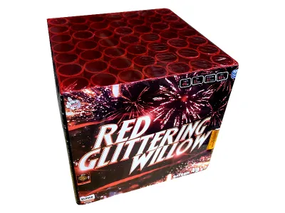 C493RG Red glittering willow 49st 30mm