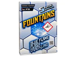 JF36 Fontanny Blue Flame Flash Crackling